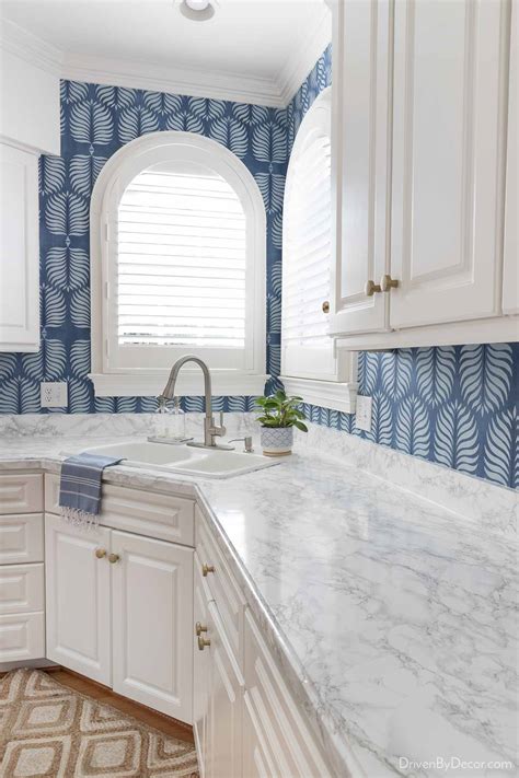 backsplash wallpaper|wallpaper instead of tile backsplash.